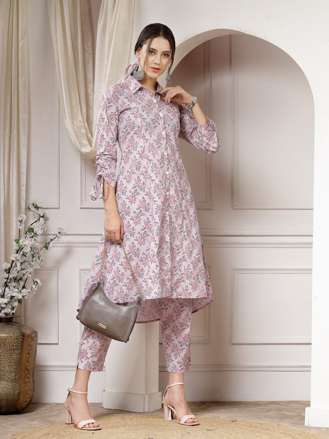 Indibelle Cotton Multi Abstract Print Co-ord Set main image 0