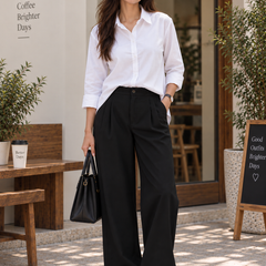 Indibelle Women’s Urban Chic Shirt & Trouser Co-Ord Set