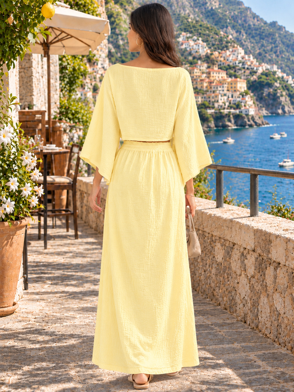 Indibelle Boho Chic Double Gauze Co-ord Set