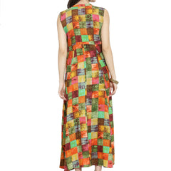 Indibelle Rayon Multicolour Printed Shrug