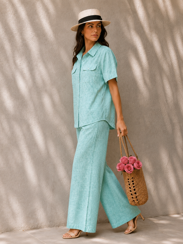 Indibelle Belgium Linen Co-ord Set
