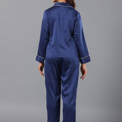 Range Forever Women Satin Solid Night Suit