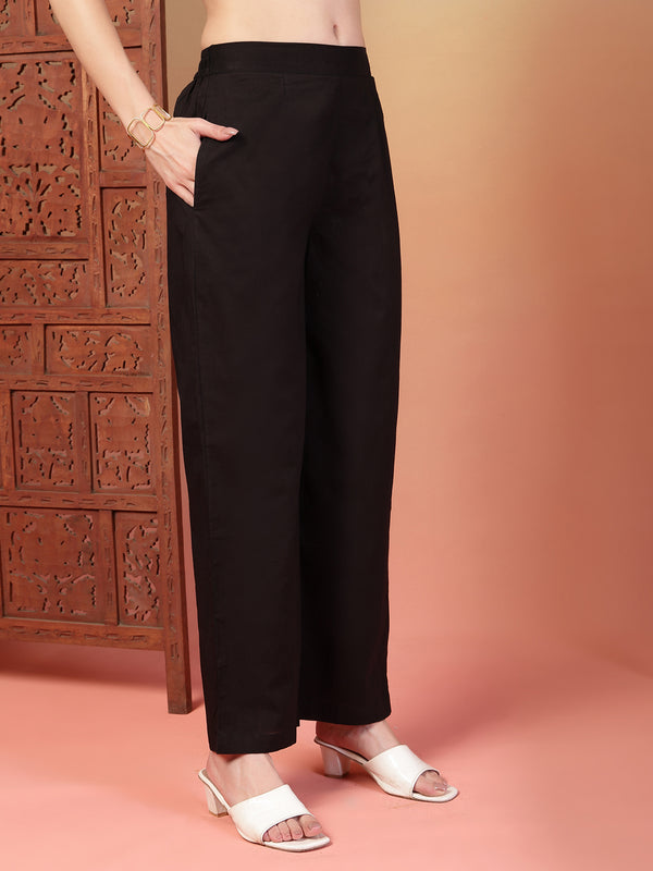 Indibelle Cotton Schiffli Solid Kurta Set