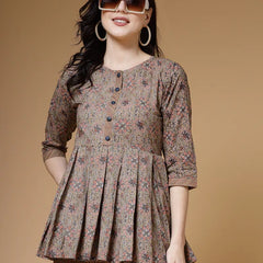 Indibelle Cotton Floral Print  Co-ord Set
