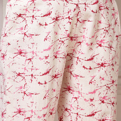 Indibelle Cotton Abstract Print Co-ord Set (Pink)