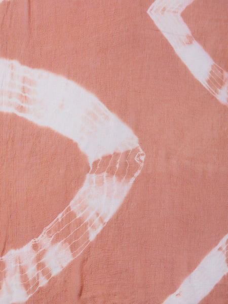 Indibelle Tie-Dye Chiffon Dupatta (Peach)