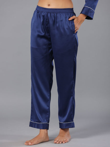 Range Forever Women Satin Solid Night Suit