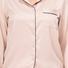 Range Forever Women Satin Solid Night Suit