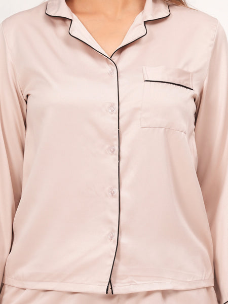 Range Forever Women Satin solid Night Suit