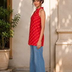 Indibelle Chatpati Silk Short Kurti