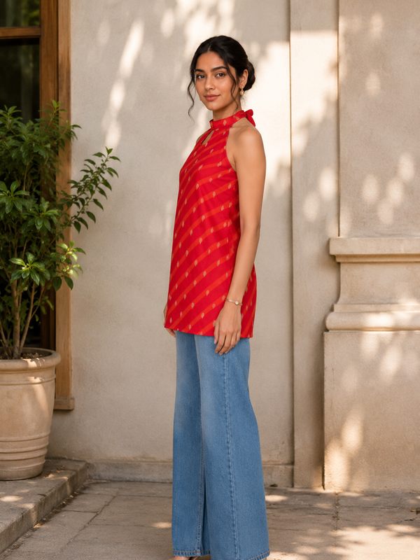 Indibelle Chatpati Silk Short Kurti