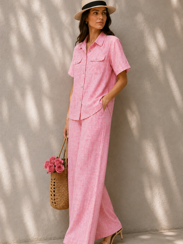Indibelle Belgium Linen Co-ord Set