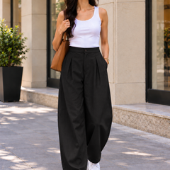 Indibelle Linen Blend Barrel Trouser