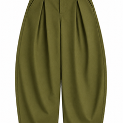 Indibelle Linen Blend Barrel Trouser