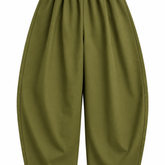 Indibelle Linen Blend Barrel Trouser