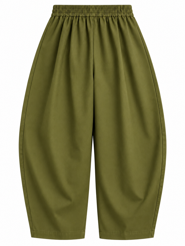 Indibelle Linen Blend Barrel Trouser