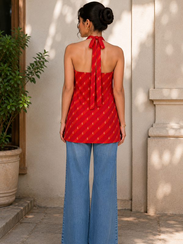 Indibelle Chatpati Silk Short Kurti