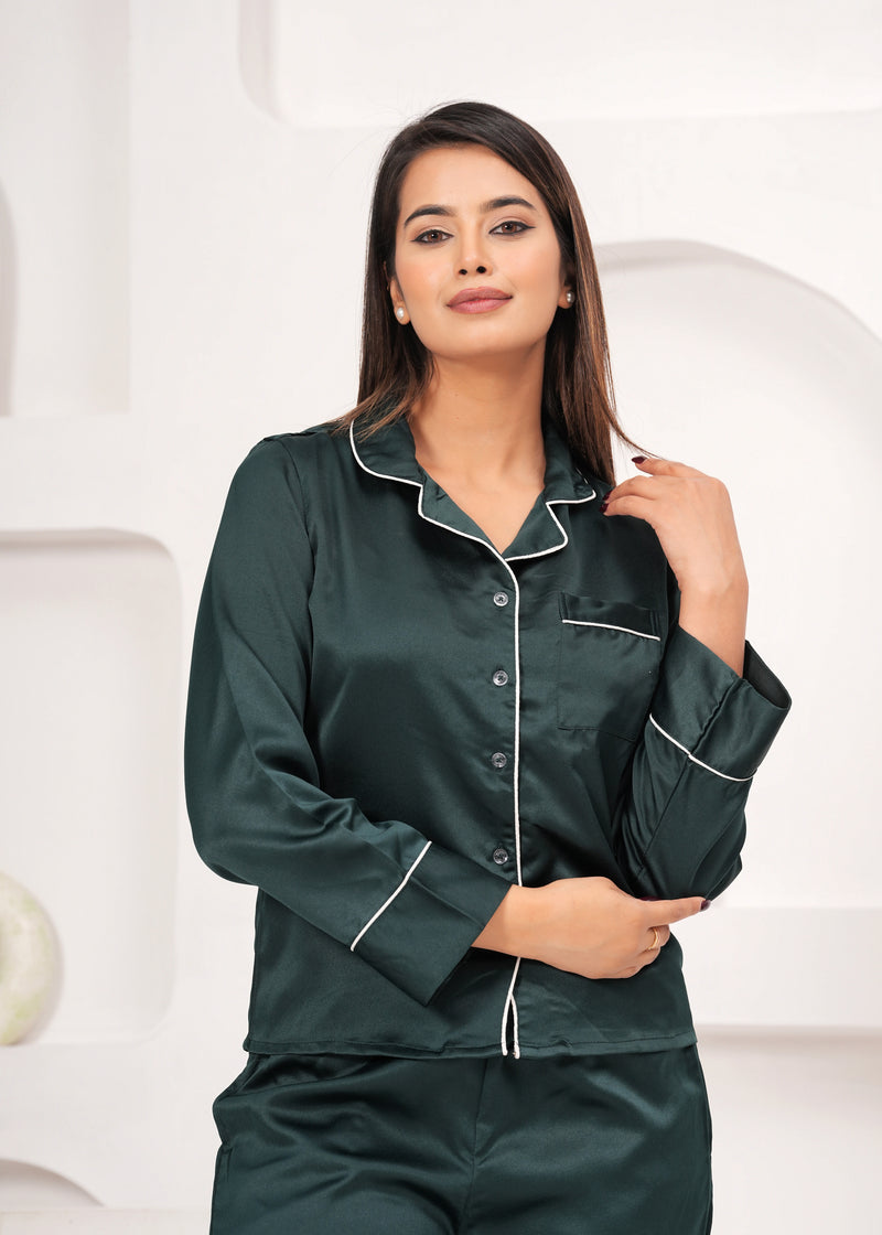 Range Forever Women Satin solid Night Suit