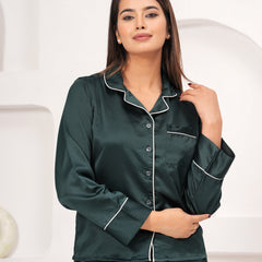 Range Forever Women Satin solid Night Suit