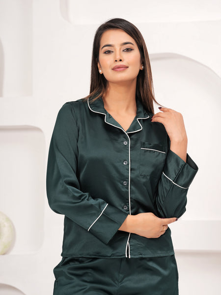 Range Forever Women Satin solid Night Suit