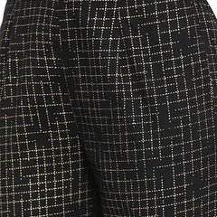 Indibelle Cotton Flared Sharara Pants (Black)