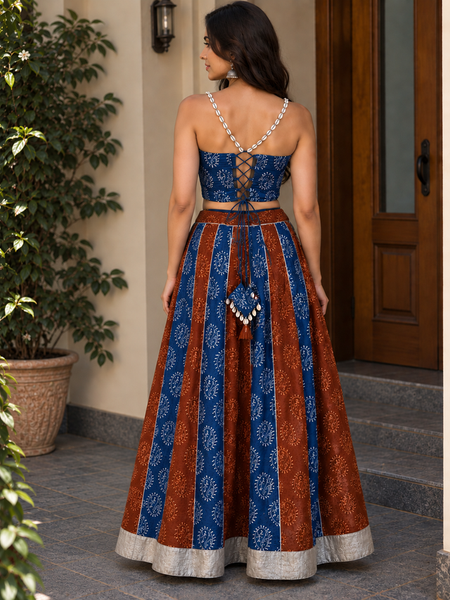 Indigo Muse Lehenga Set