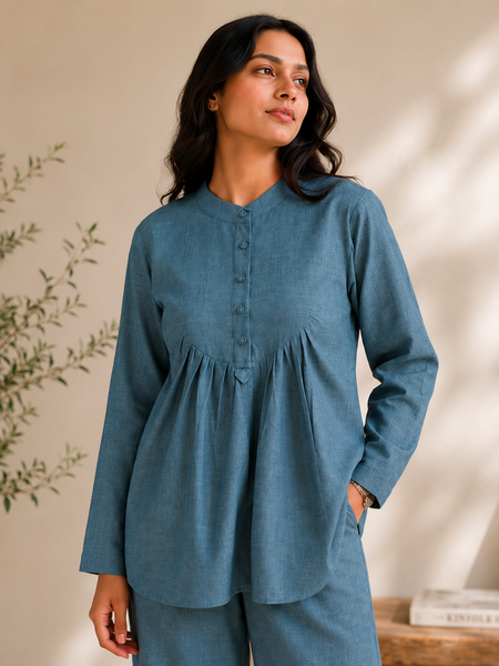 Indibelle Linen-Touch Relaxed Fit Co-ord Set
