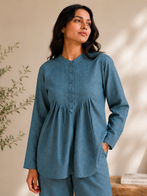Indibelle Linen-Touch Relaxed Fit Co-ord Set