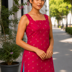 Indibelle Chatpati Silk Short Kurti