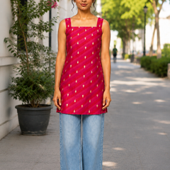 Indibelle Chatpati Silk Short Kurti
