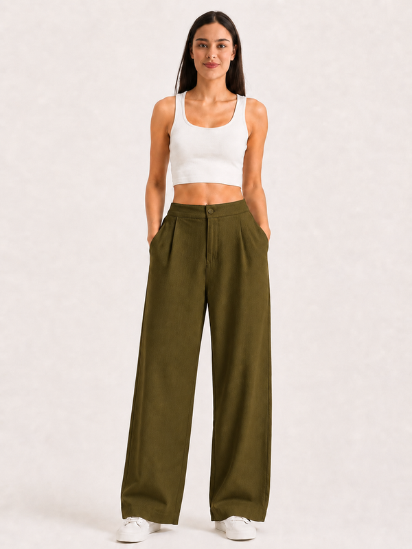 Women  Wide-Leg Trousers
