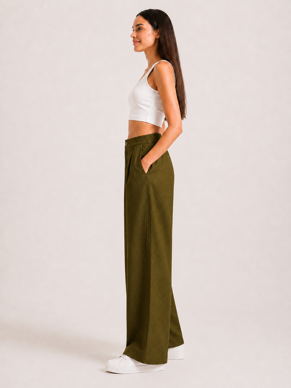 Women  Wide-Leg Trousers