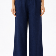Women Wide Leg Linen Trousers