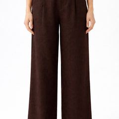 Women Wide Leg Linen Trousers