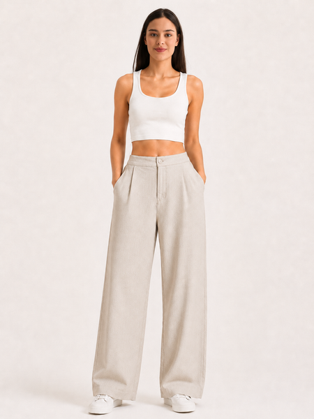 Women  Wide-Leg Trousers