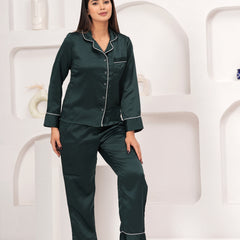 Range Forever Women Satin solid Night Suit