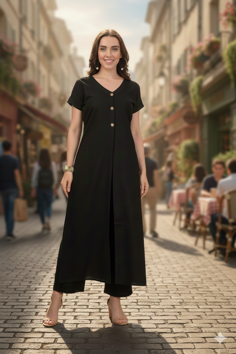 Indibelle Linen Touch Co-ord Set