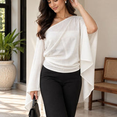 Indibelle Premium linen blend Cape Top