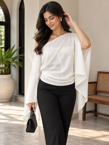 Indibelle Premium linen blend Cape Top