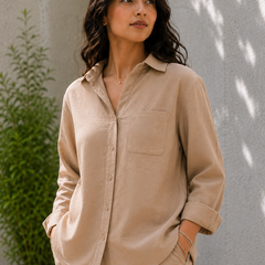 Indibelle Premium Double Gauze Cotton Relaxed-Fit Co-ord Set