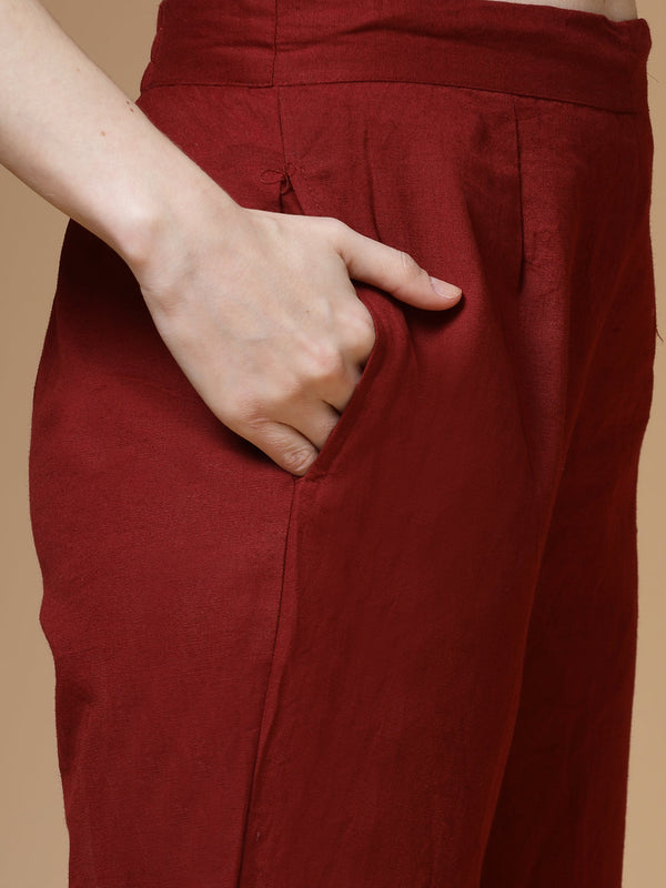 Indibelle Green Floral Print Cotton Nyra Kurta Set