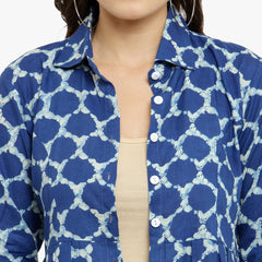 Indibelle Cotton Printed Long Cap
