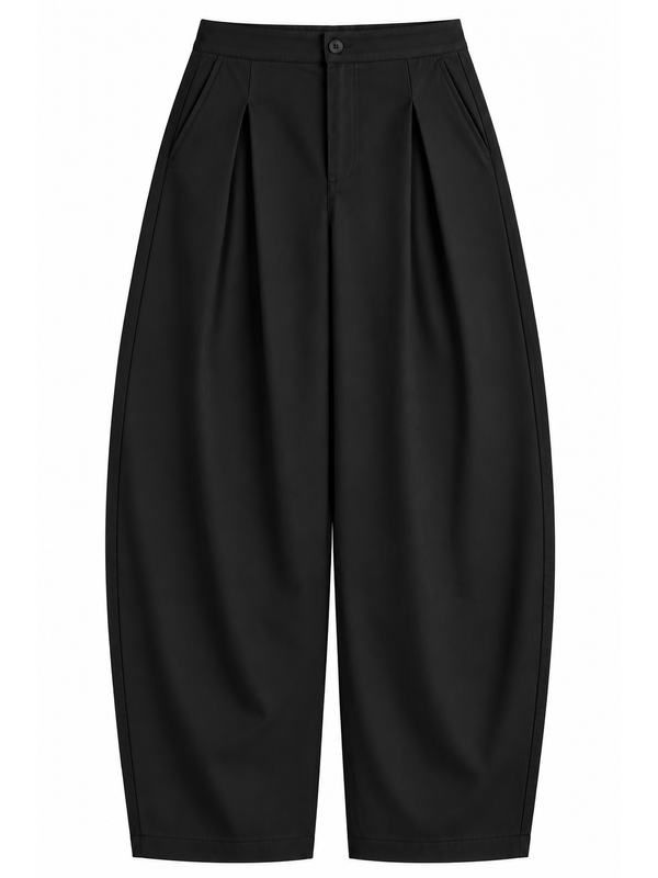 Indibelle Linen Blend Barrel Trouser
