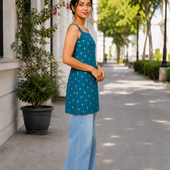 Indibelle Chatpati Silk Short Kurti