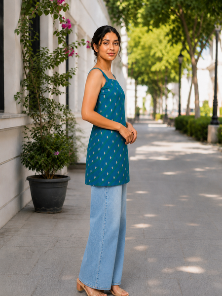 Indibelle Chatpati Silk Short Kurti