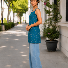 Indibelle Chatpati Silk Short Kurti