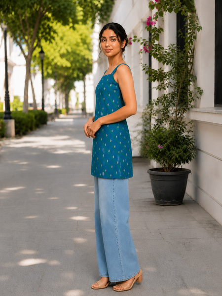 Indibelle Chatpati Silk Short Kurti