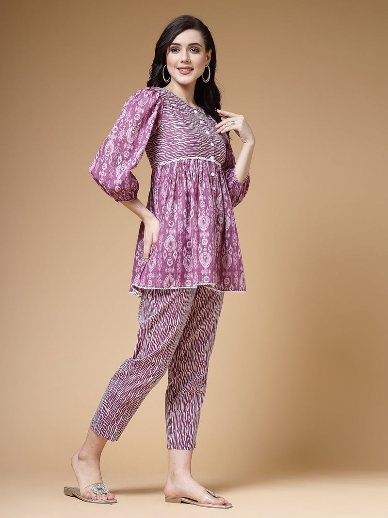 Indibelle-Purple-Ikat-Print-Co-ord-Set