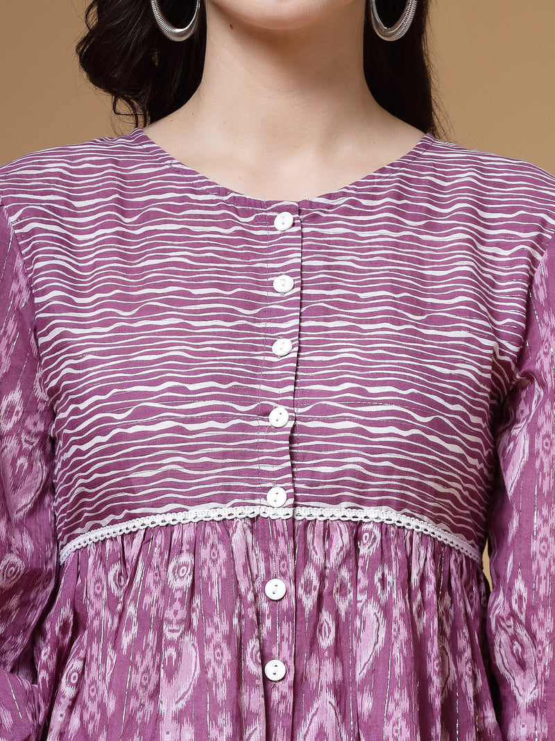 Indibelle-Purple-Ikat-Print-Co-ord-Set