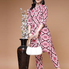 Indibelle-Wine-Ikat-Print-Co-ord-Set
